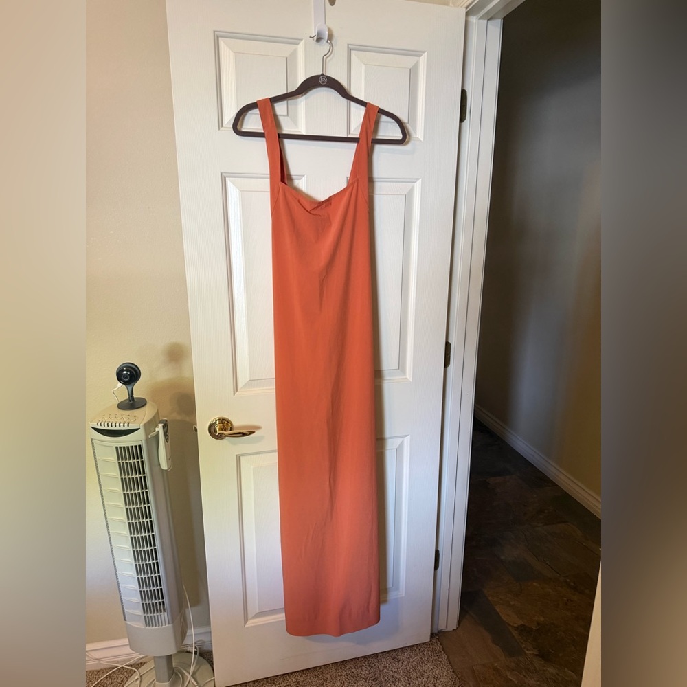 Athleta Orange Tank Maxi Dress